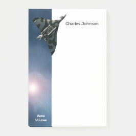 Notas Post-it® Su nombre, avión militar, Avro Vulcan