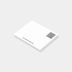 Notas Post-it® Su Personalizado de código QR Mensajes de texto de