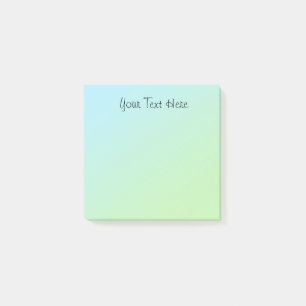 Notas Post-it® Su texto aquí pone verde pendiente