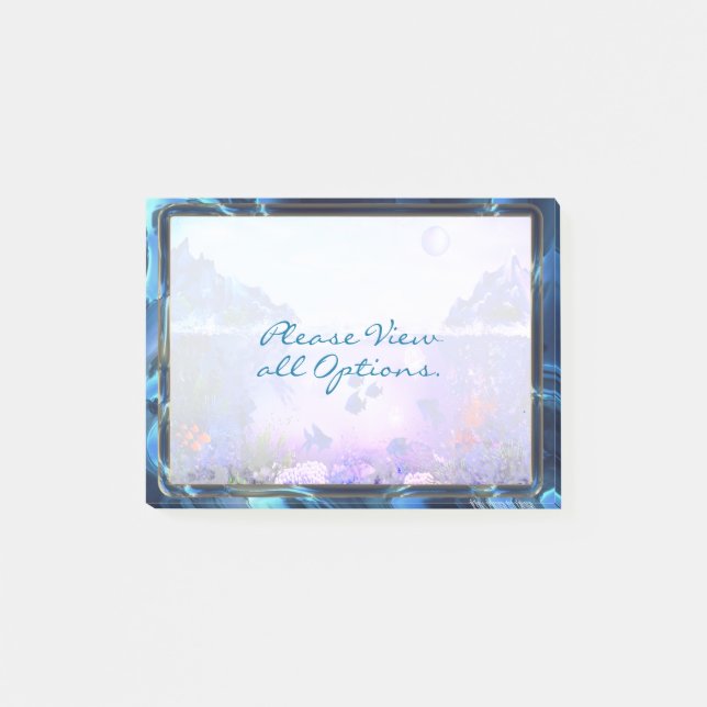 Notas Post-it® Subacuático 5A (Anverso)