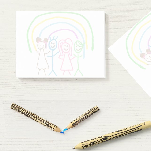 Notas Post-it® Subir Dibujo Infantil Convertir Arte Infantil en (Subido por el creador)