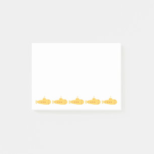 Notas Post-it® Submarino amarillo