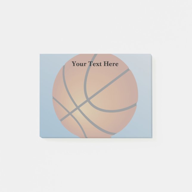 Notas Post-it® Subpresupuesto de baloncesto - Oferta fantástica e (Anverso)