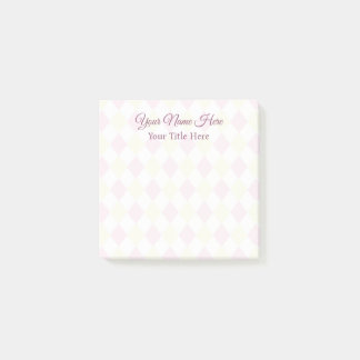 Notas Post-it® Subtle Diamond Patterin Notes