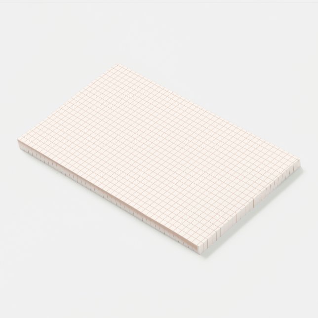 Notas Post-it® Subtle Neutral Grid Post-It Notes (En perspectiva)