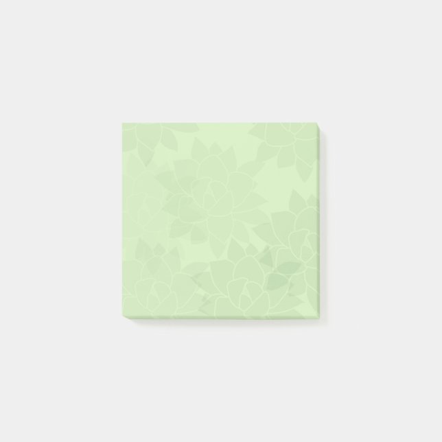 Notas Post-it® Succulents Post-It Notes (Anverso)