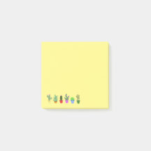 Suculent & Cacti Post-It Notes
