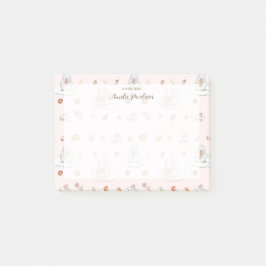 Notas Post-it® Sueño de ovejas acuarelas y dulces de pingüino | N