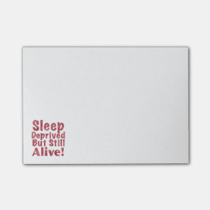 Notas Post-it® Sueño privado pero aún vivo en frambuesa