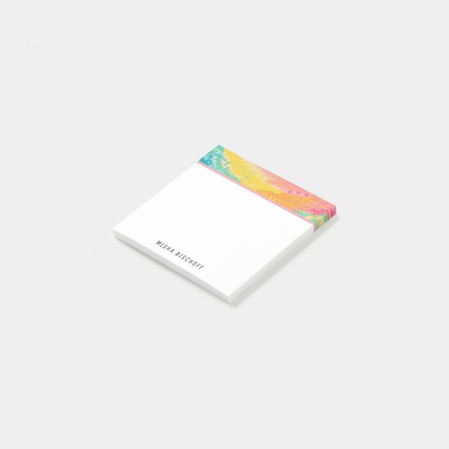 Notas Post-it® Sueños de piscina de marea tropical (En perspectiva)