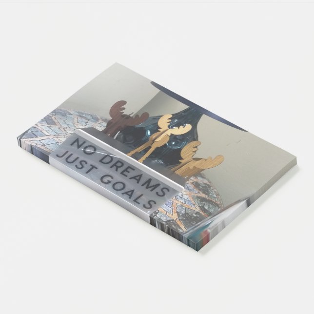 Notas Post-it® Sueños de renos inspirados: vacaciones motivaciona (En perspectiva)