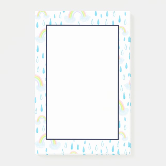 Notas Post-it® Sueños del arcoiris (Anverso)
