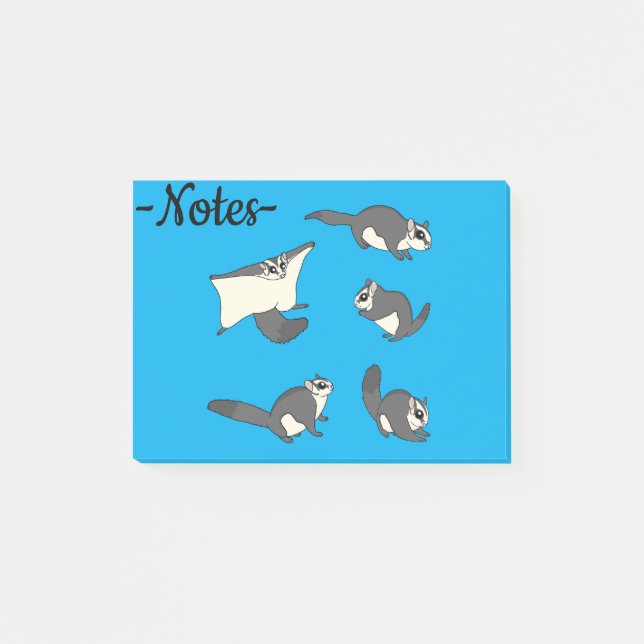 Notas Post-it® Sugar Gliders (Anverso)
