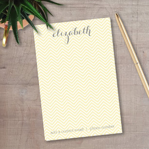 Notas Post-it® Suite de estacionamiento amarillo y gris pastel pa