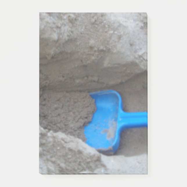 Notas Post-it® Summer Sea Sand Beach, Shovel Scoop Post-it® Notes (Anverso)