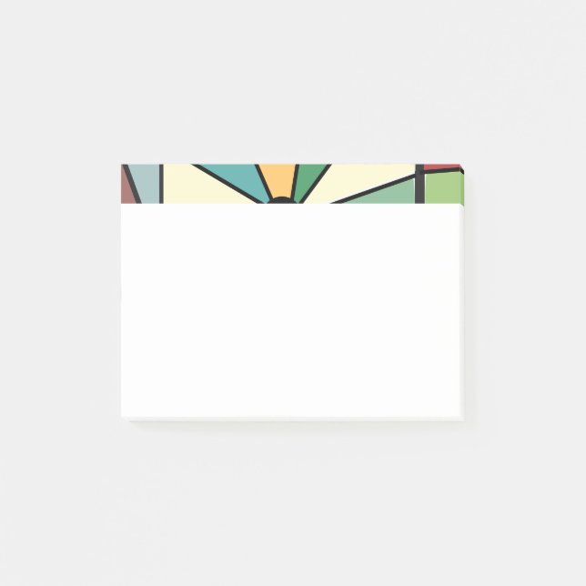Notas Post-it® Sun Rays (Anverso)