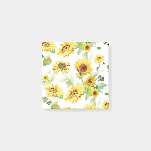 Notas Post-it® Sunflower (Anverso)