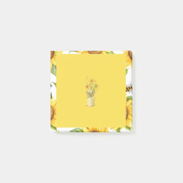 Notas Post-it® Sunflower (Anverso)