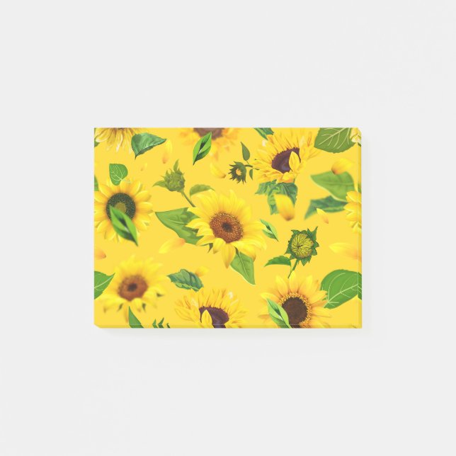Notas Post-it® Sunflower 3 acuático (Anverso)