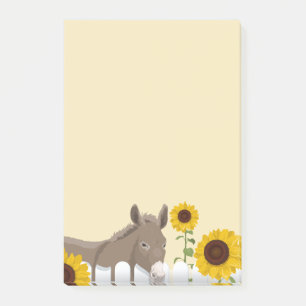 Notas Post-it® Sunflower' y Donkey