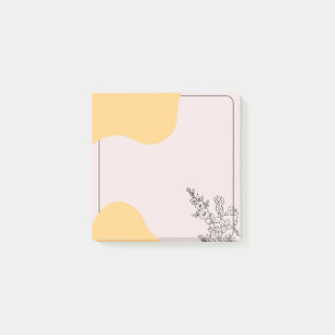 Notas Post-it® Sunlit Scribbles Floral