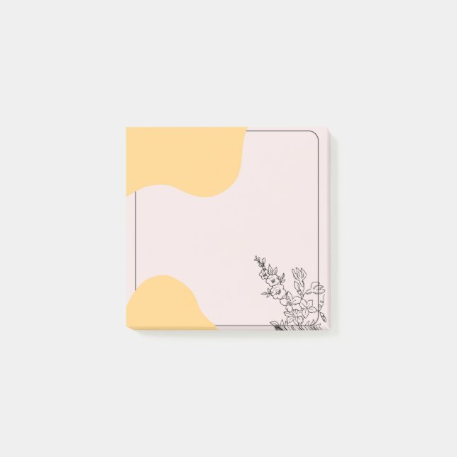 Notas Post-it® Sunlit Scribbles Floral