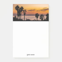 Sunset Cliffs Palm Trees Purple Naranja