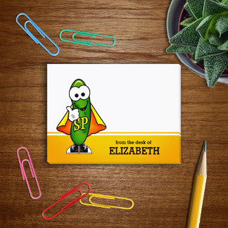 Notas Post-it® Super Pickle Personalizado