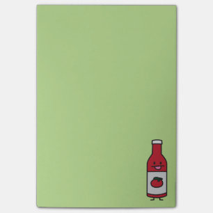 Notas Post-it® Suposición del condimento de la tabla de la salsa