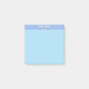 Notas Post-it® Surf blue note pads