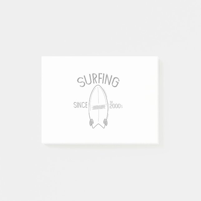 Notas Post-it® Surfing desde los años 2000 (Anverso)