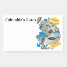 Surreal Puzzle Faces Post-It-Notes