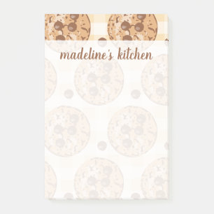 Notas Post-it® Sus galletas de microprocesador de chocolate