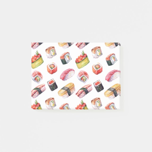 Notas Post-it® Sushi y nigiri de comida japonesa (Anverso)