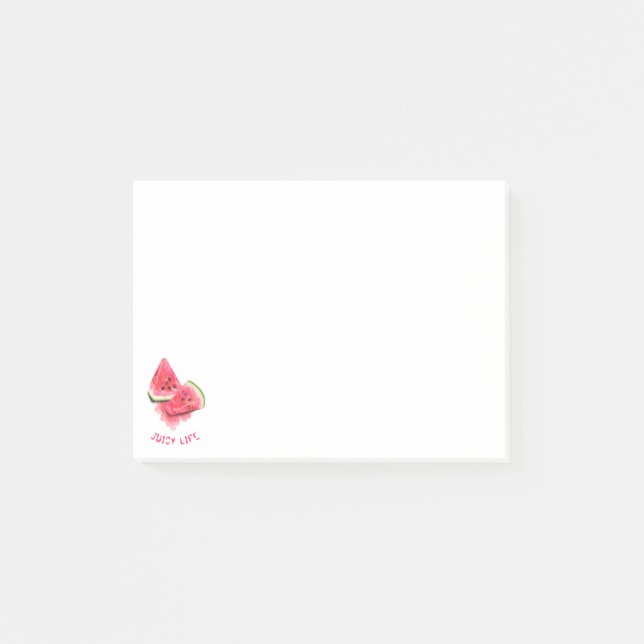 Notas Post-it® Sweet Watermelon Sticky Notes - Texto Personalizad (Anverso)