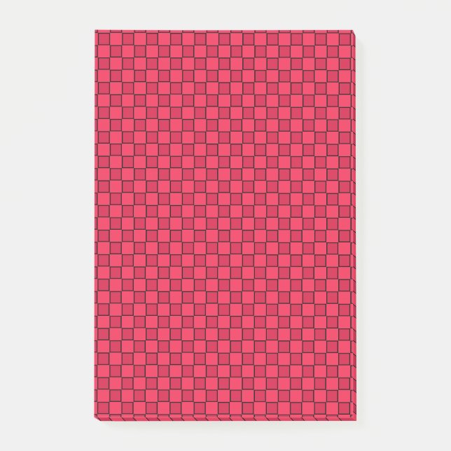 Notas Post-it® Tablero negro rojo (Anverso)