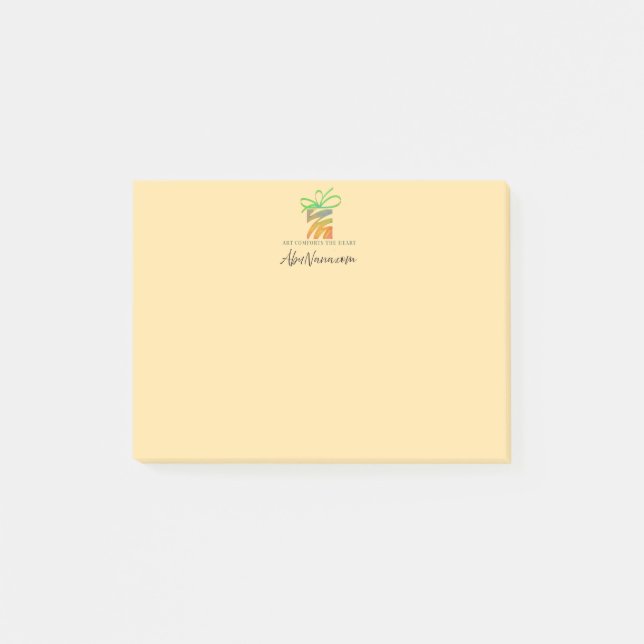 Notas Post-it® Tableta Pon Aquí Tu Logo (Anverso)
