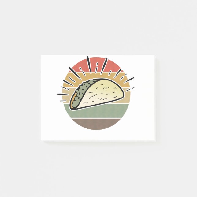 Notas Post-it® Taco (Anverso)