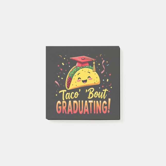 Notas Post-it® Taco 'Bout Graduando Cinco De Mayo (Anverso)