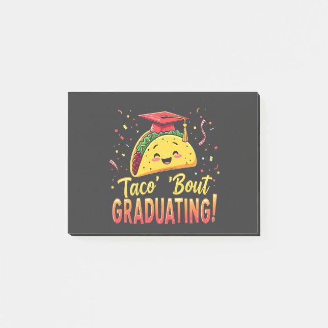Notas Post-it® Taco 'Bout Graduando Cinco De Mayo (Anverso)