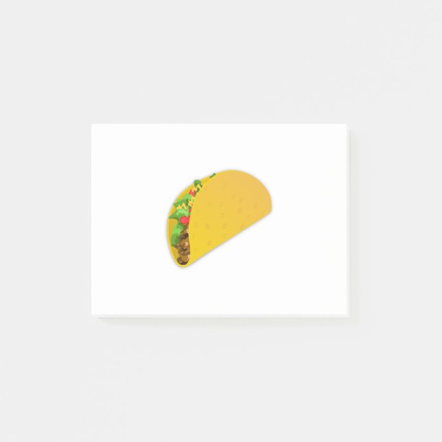 Notas Post-it® Taco tradicional (Anverso)