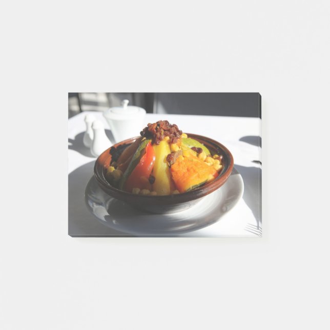 Notas Post-it® Tagine marroquí - Comida de Marruecos (Anverso)