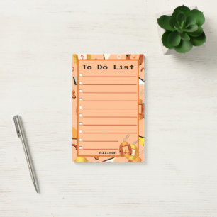 Notas Post-it® Tamagotchi Naranja Kawaii