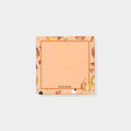 Notas Post-it® Tamagotchi Naranja Kawaii