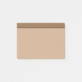 Notas Post-it® Tan Light Brown Color Minimalista Post-It Notes