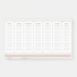 Notas Post-it® Tarea diaria