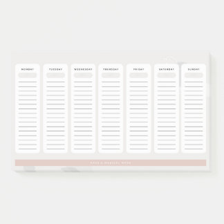 Notas Post-it® Tarea diaria