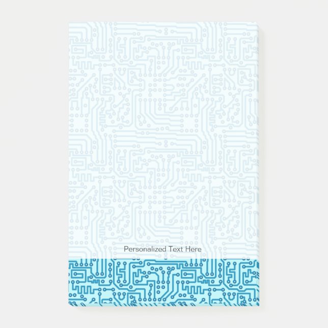 Notas Post-it® Tarjeta de circuito digital electrónica (Anverso)