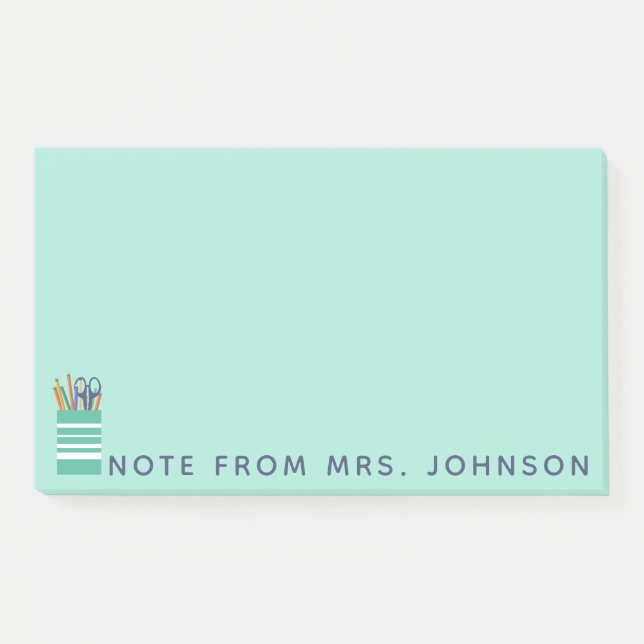 Notas Post-it® Tarro del lápiz (Anverso)