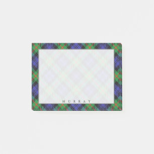 Notas Post-it® Tartan del Clan Escocés Murray Real